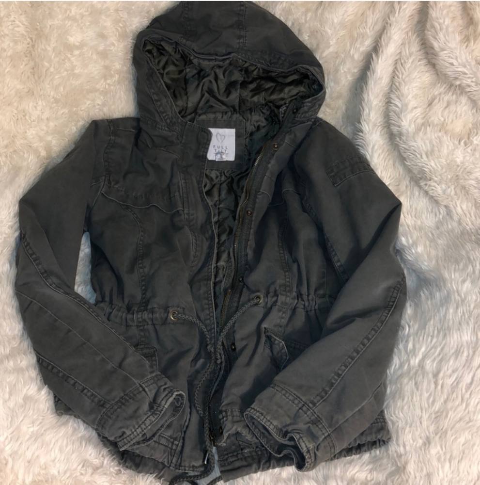 Full Tilt Green Utility Jacket